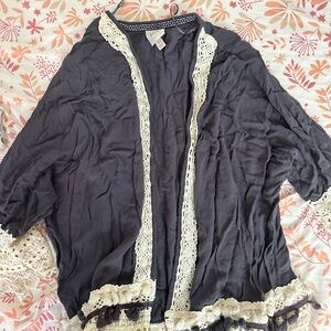 Dark Gray kimono boho style